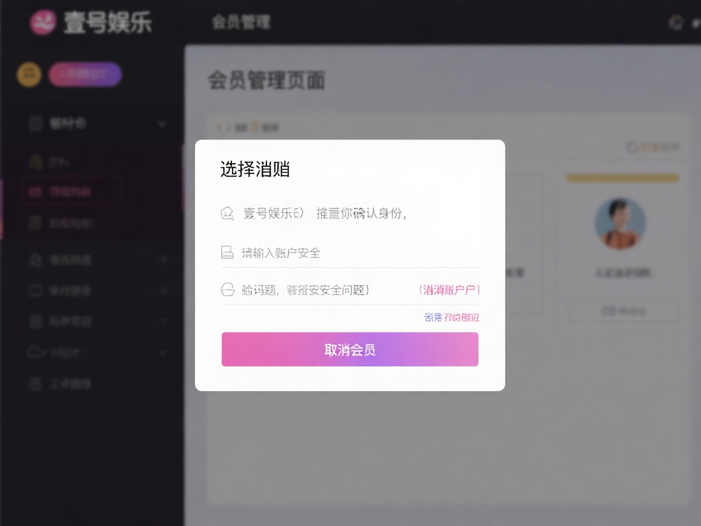 选择注销选项：在会员管理页面中，仔细查找“取消会员