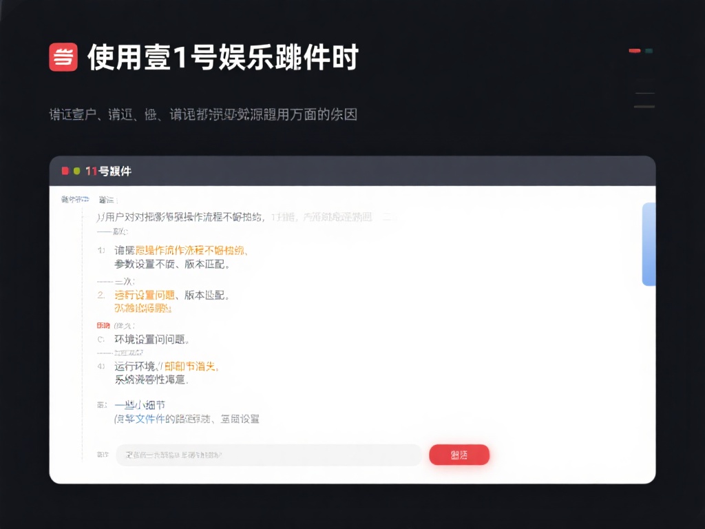 在使用壹号娱乐脚本时，错误的出现往往源于多方面原因